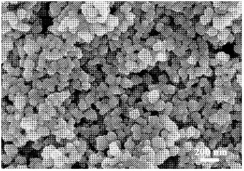 Preparation methods of lanthanum-doped cobalt nickel ferrite gas-sensitive powder and gas sensor