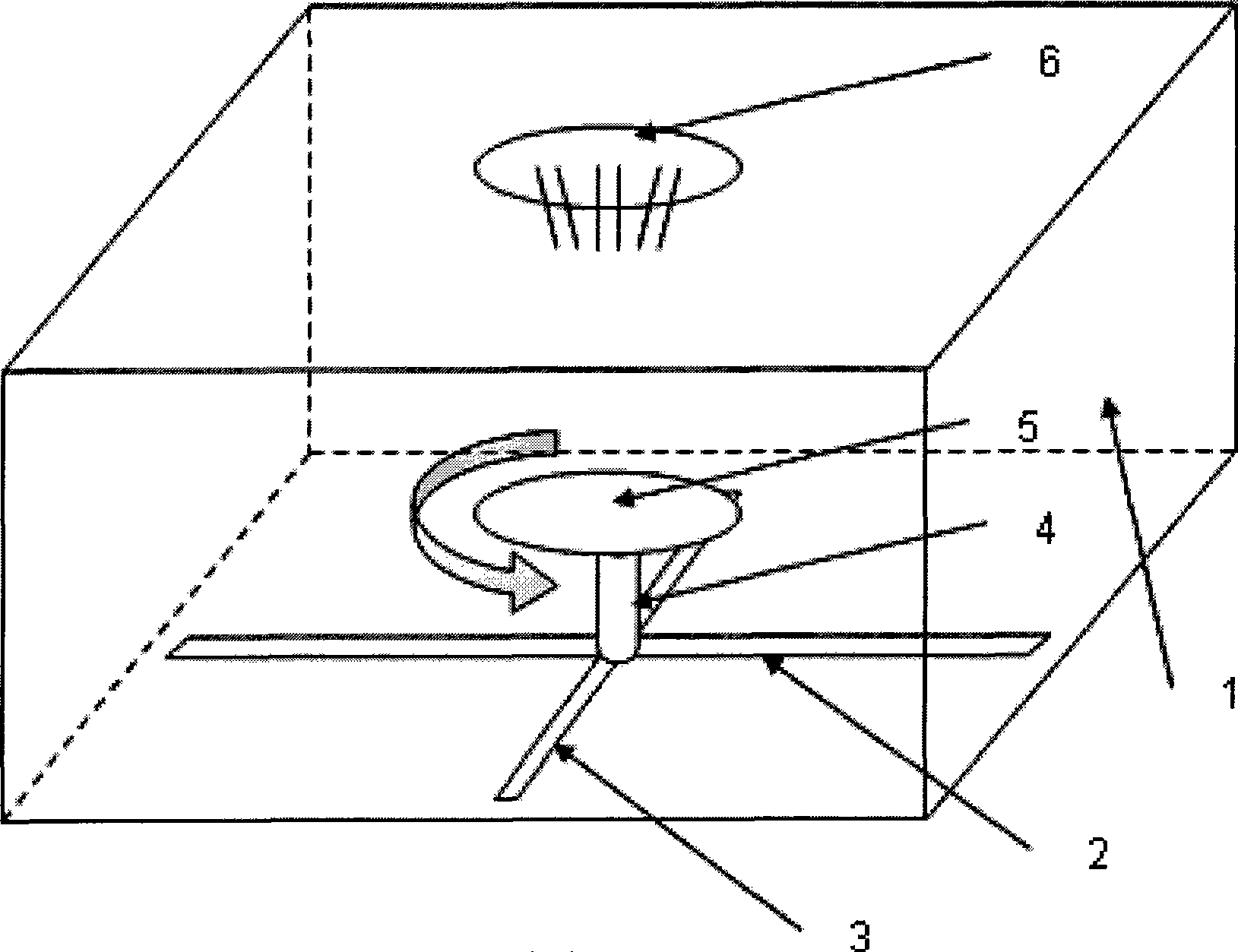 Semiconductor measuring probe bench with rotatable probe card