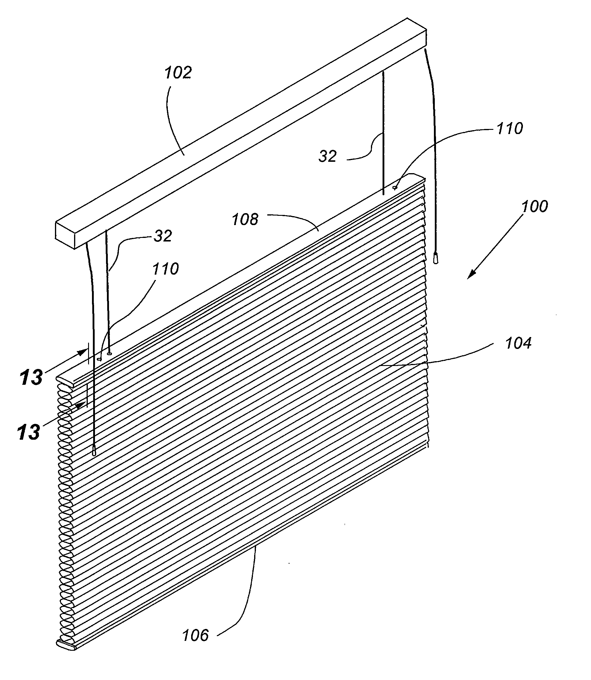 Adjustable lift cord anchor for movable rails in coverings for architectural openings