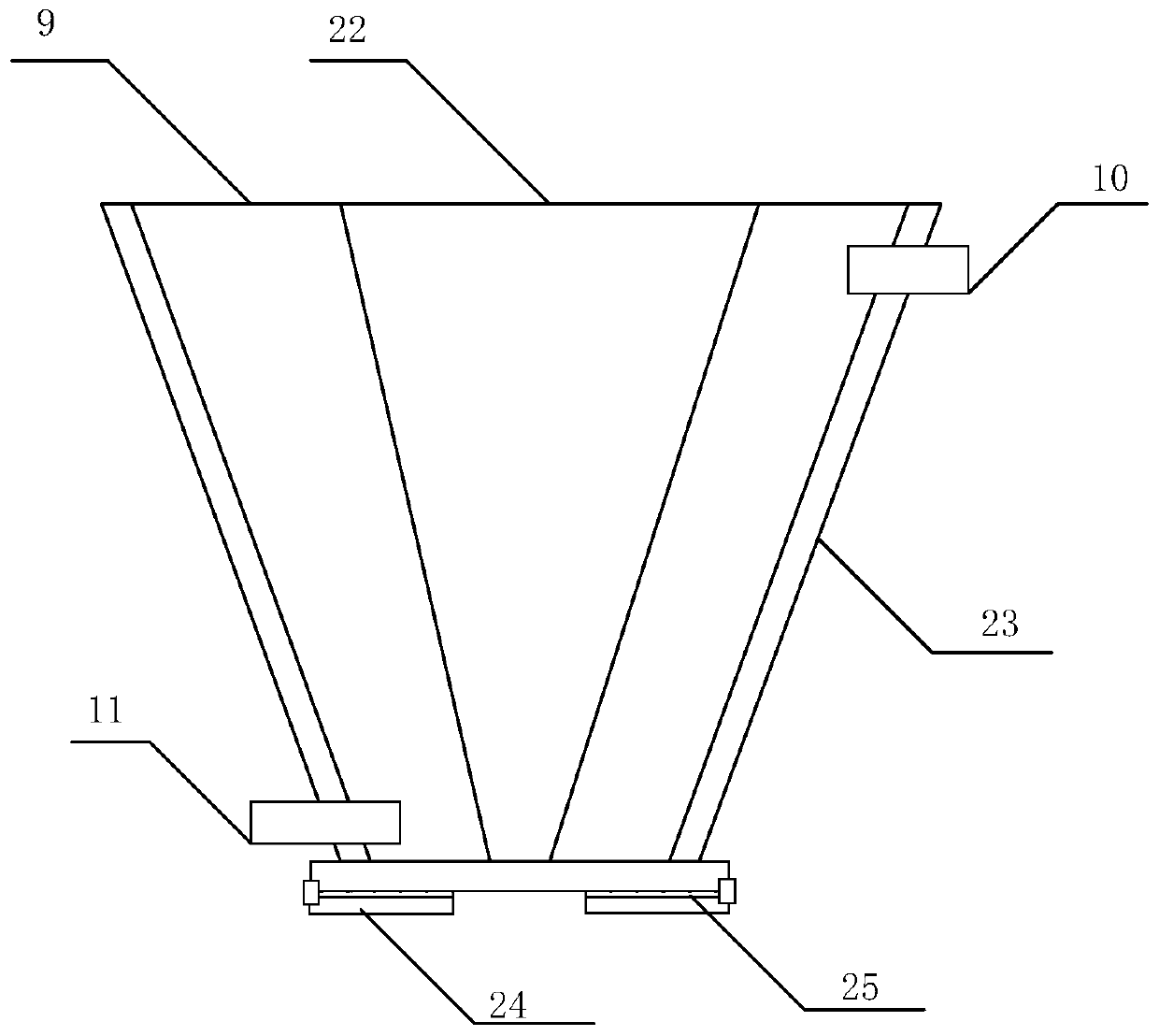 Low-orbit satellite earth station antenna tracking device and application method thereof