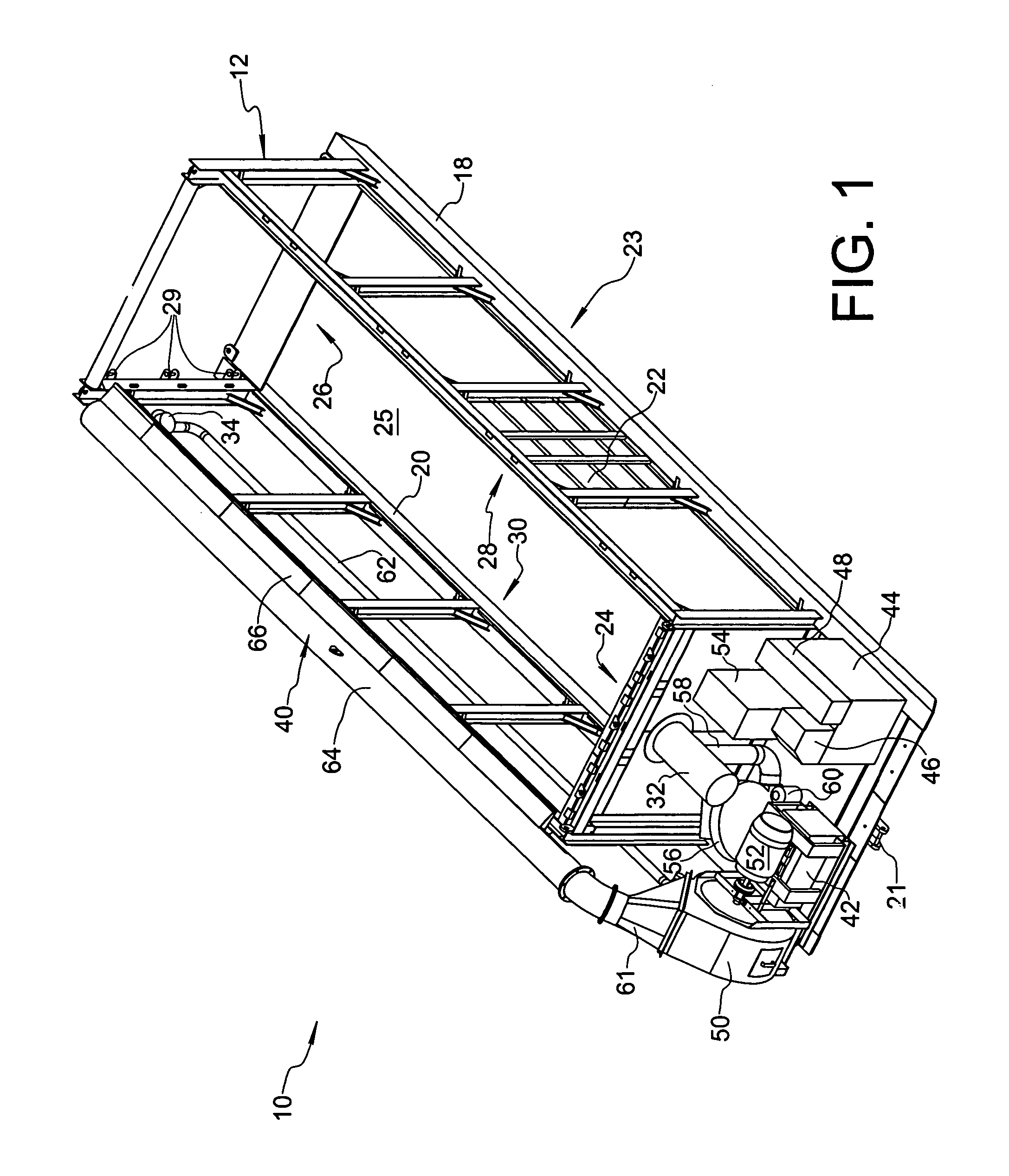 Air curtain incinerator