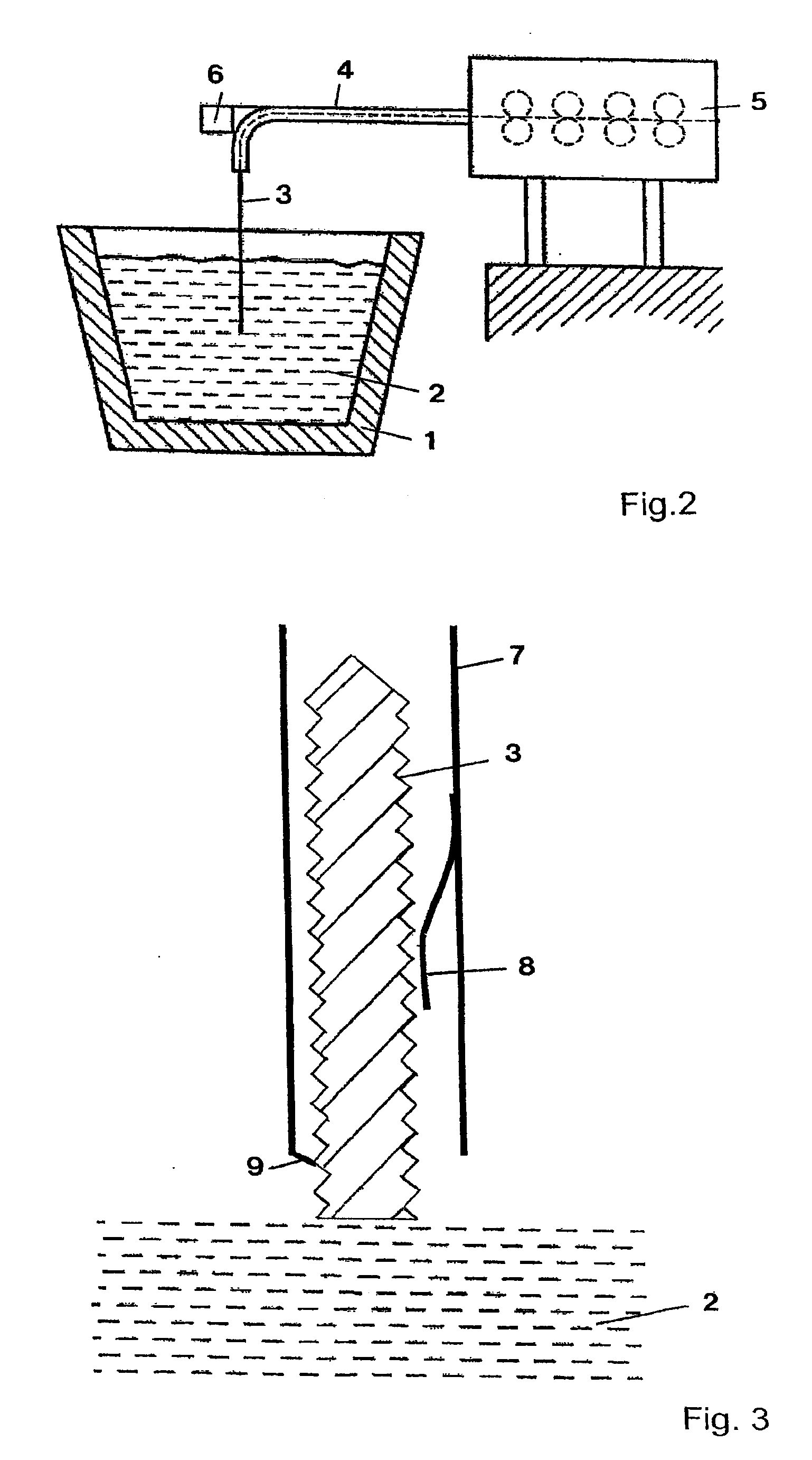 Temperature measuring method in molten metal bath