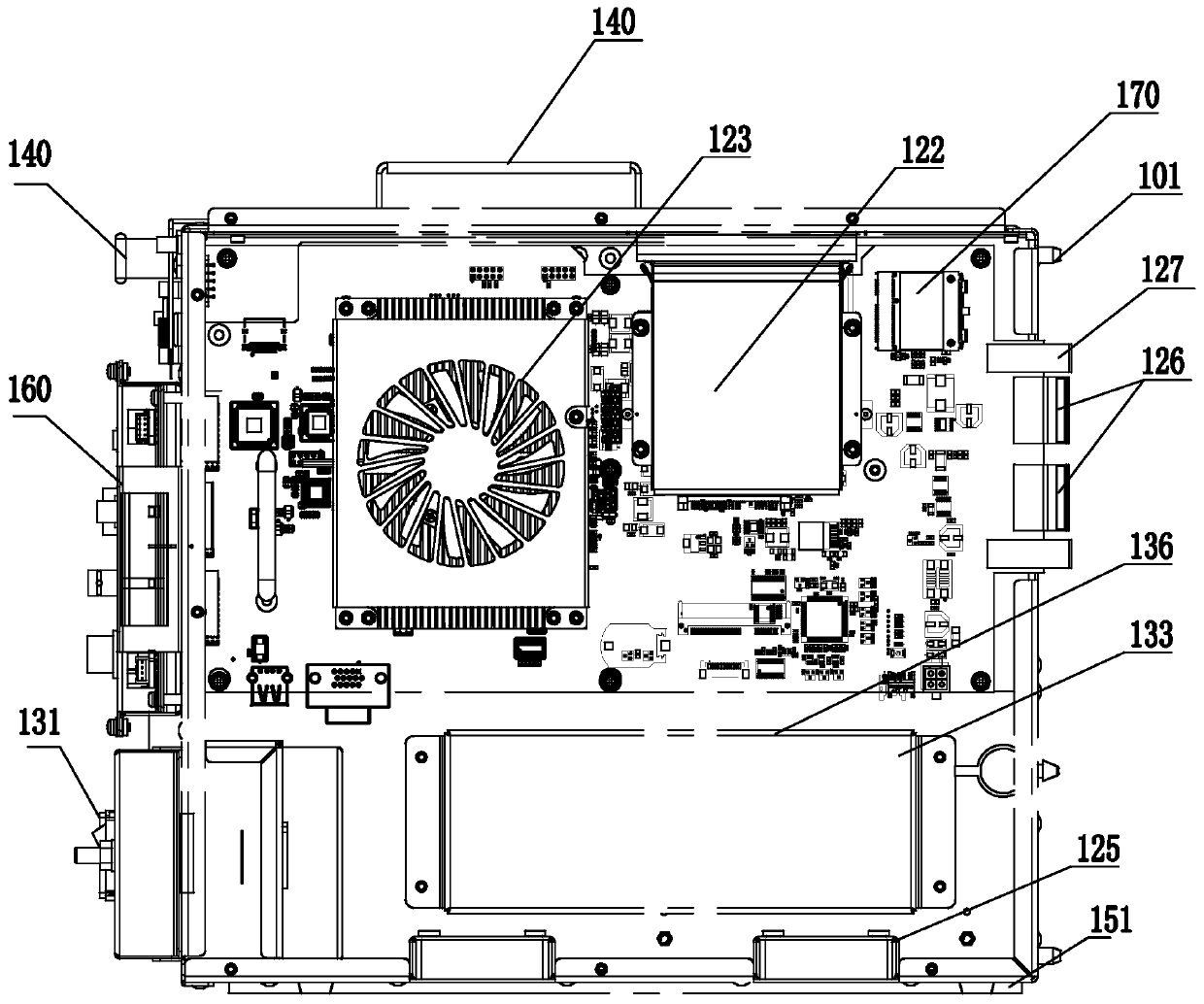 Ultrasonograph convenient to detach and install