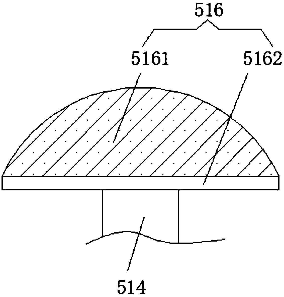 Household simple leg massage device