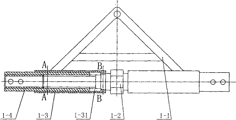 Jet rod spraying machine and jet rod replacing method thereof