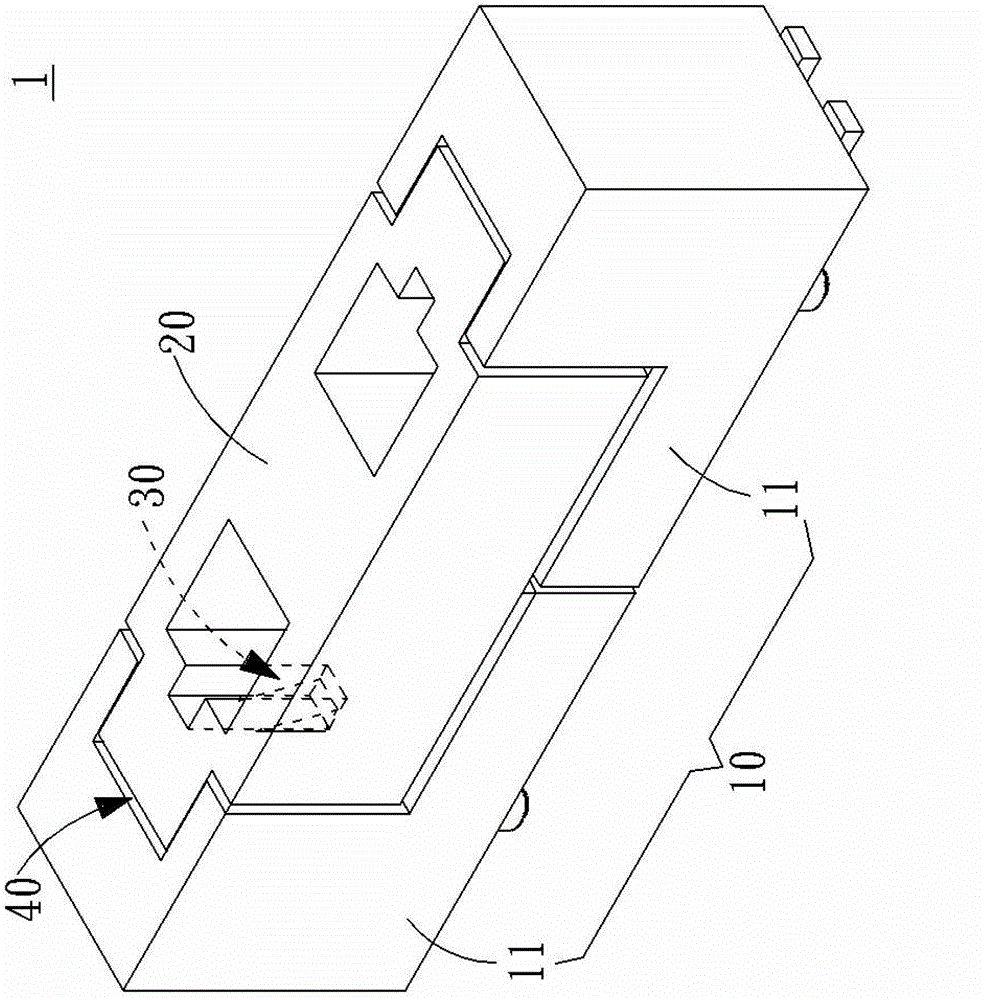 Board-to-board connector and lamp bar module