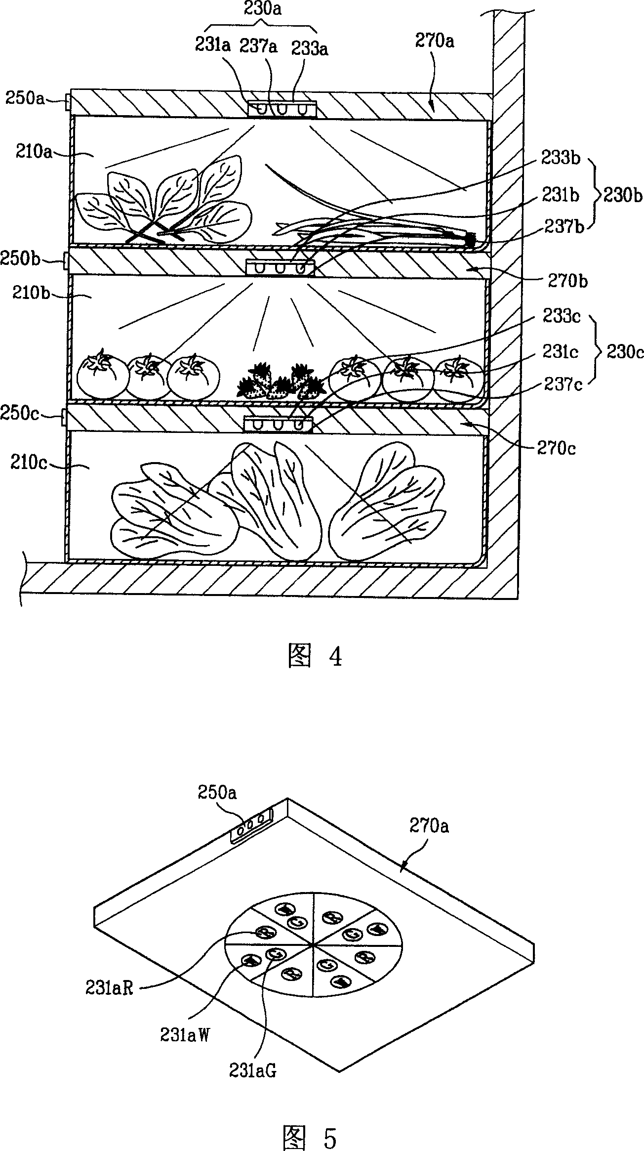 Freezer and method for storage food by using freezer