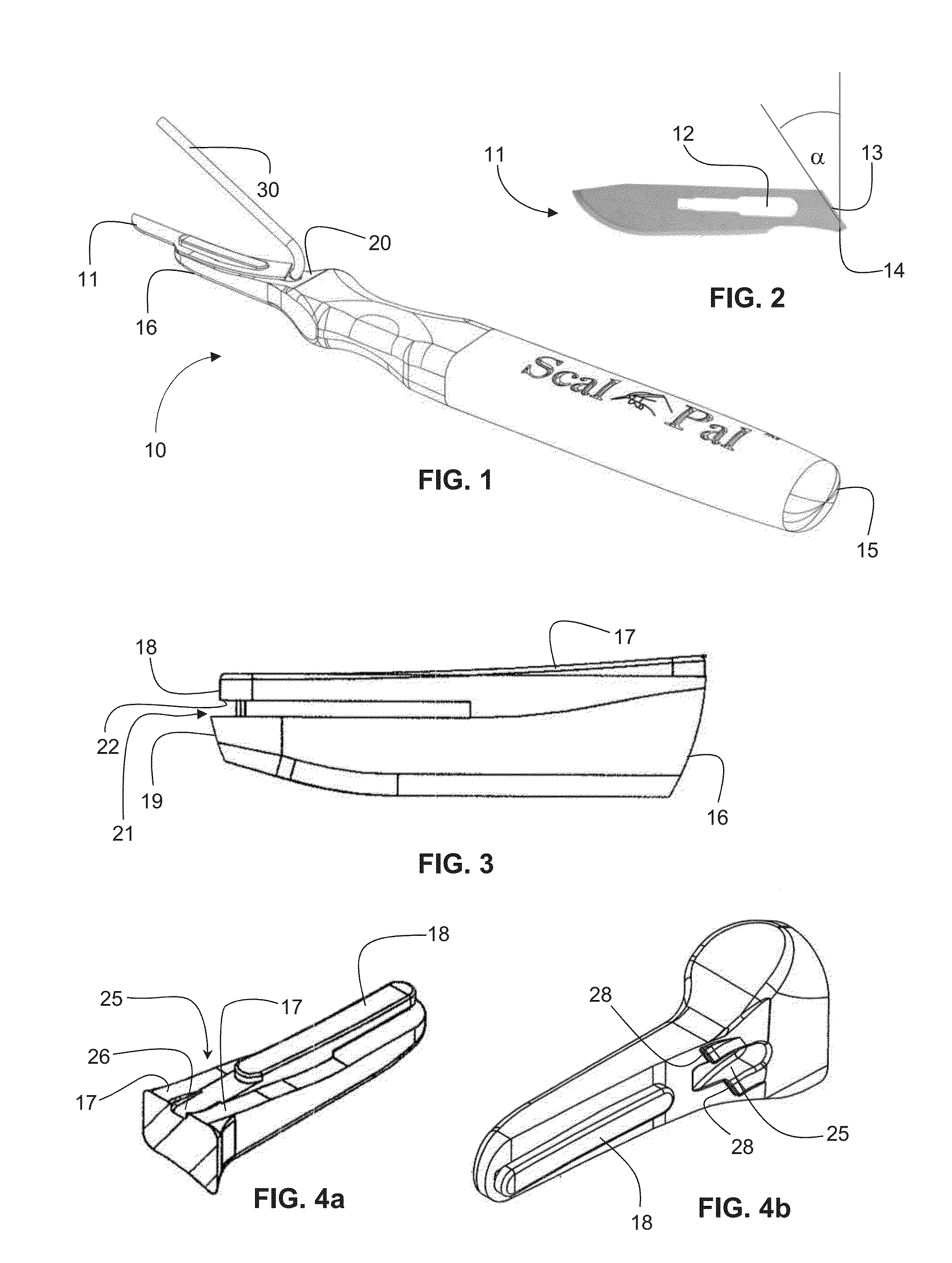 Surgical knife and tools adapted for simplified blade removal