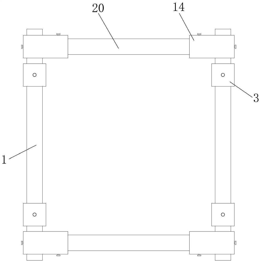 Convenient-to-mount foundation pit support for municipal water conservancy project and use method thereof