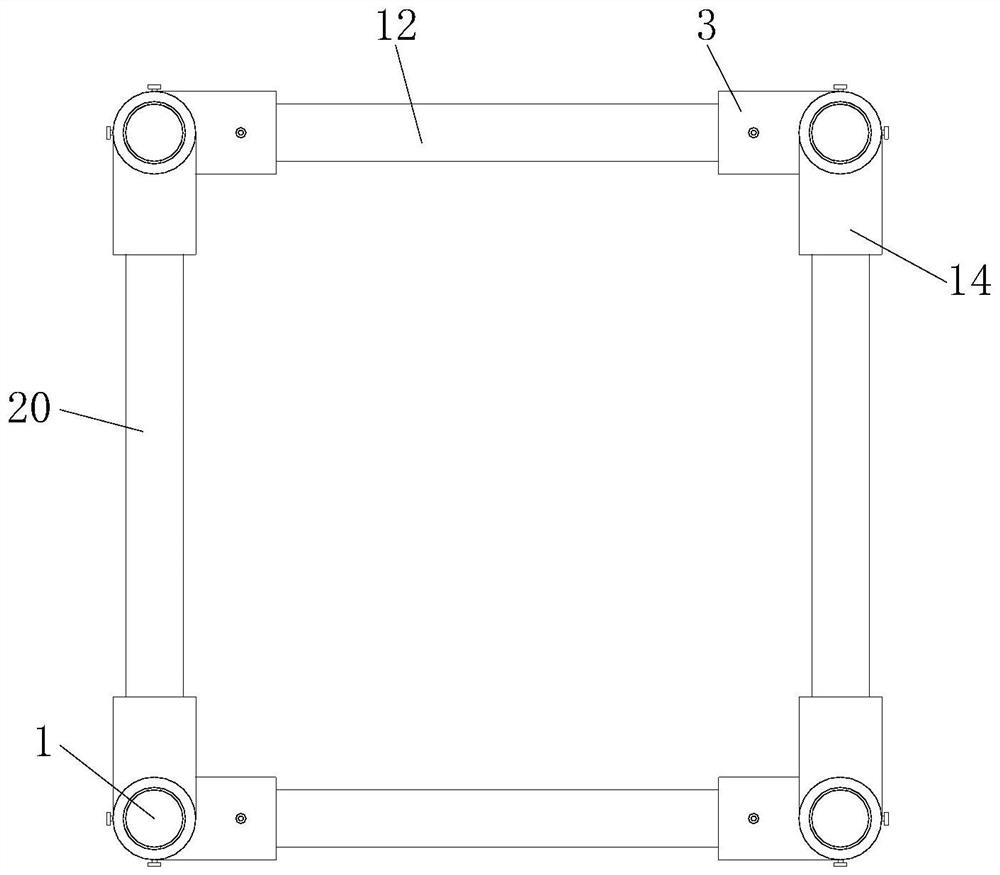 Convenient-to-mount foundation pit support for municipal water conservancy project and use method thereof