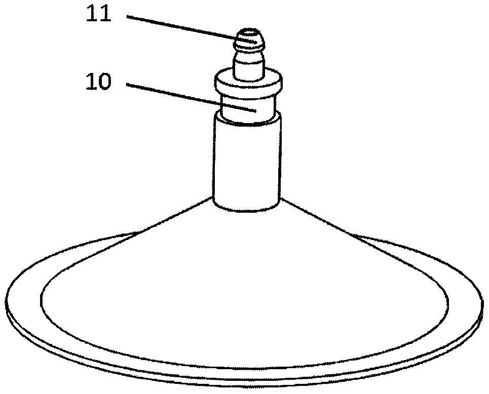 Vacuum chuck type crawling device