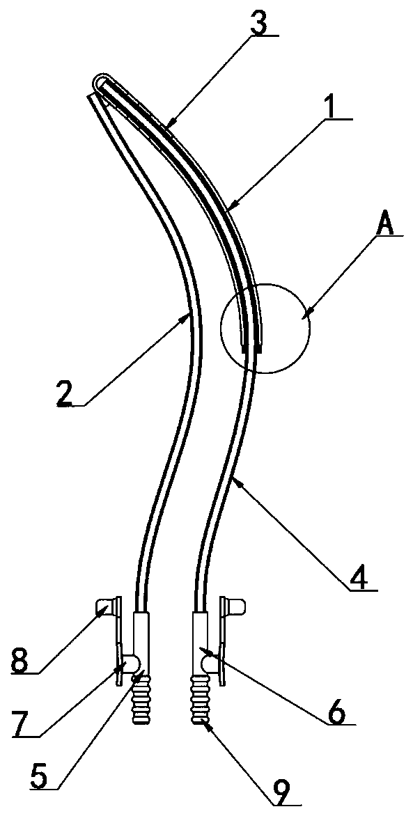 Novel tee duct for minimal invasive surgery for pancreatitis