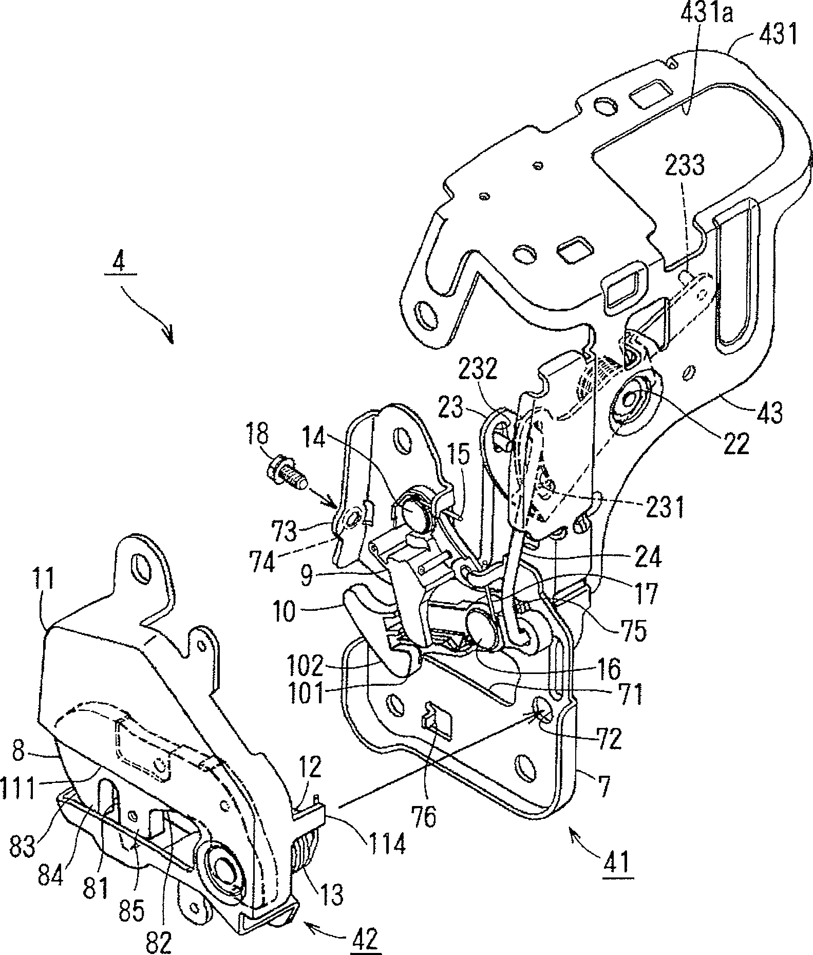 Vehicle seat lock