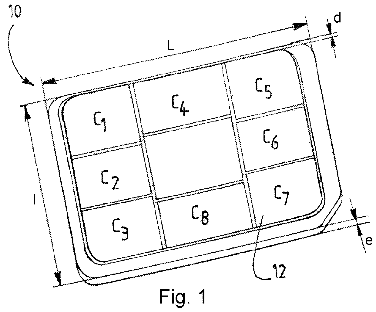 Assembly comprising an adapter and a smart card