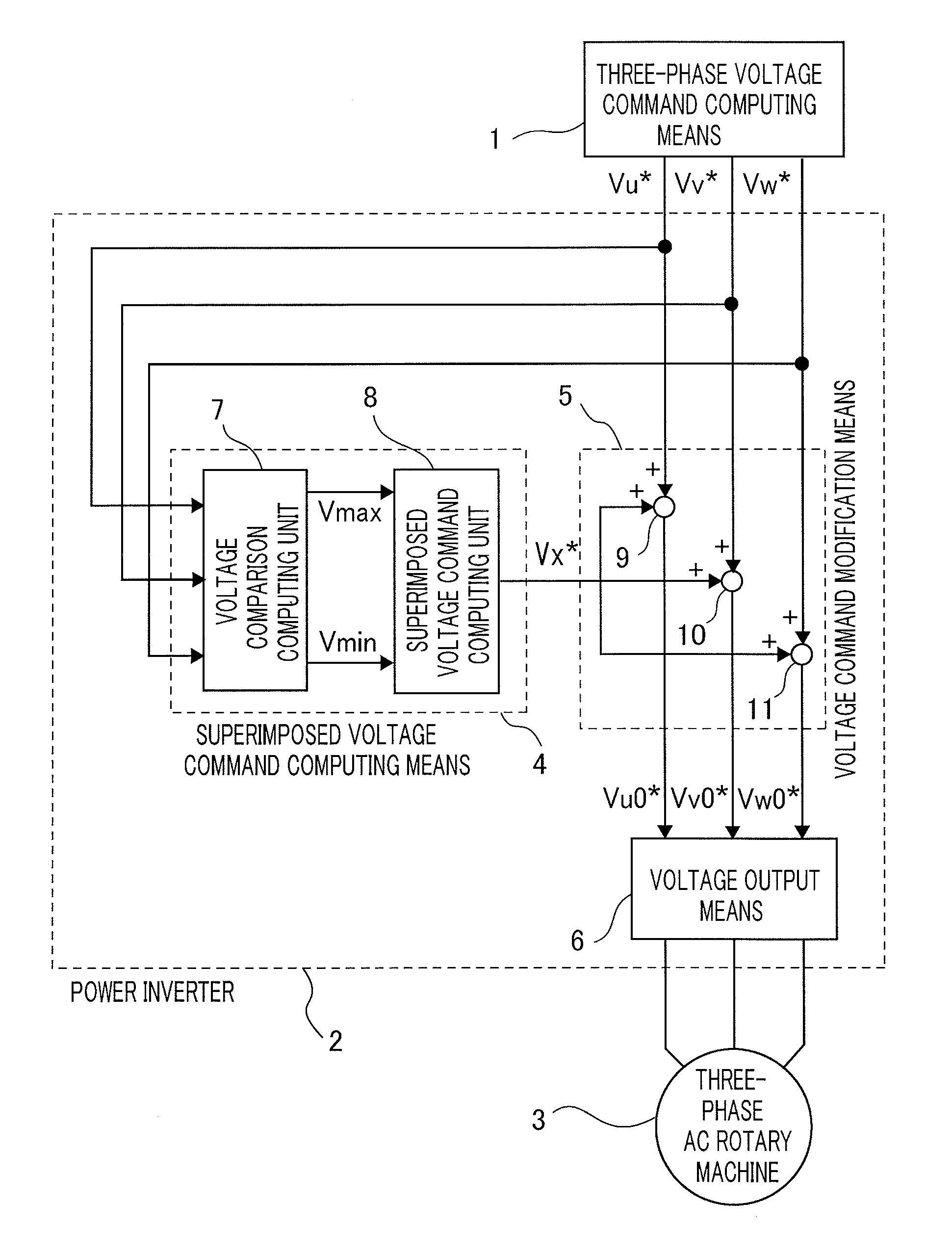 Power inverter and electric power steering controller