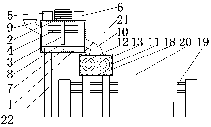 Automatic foaming production line for car mats