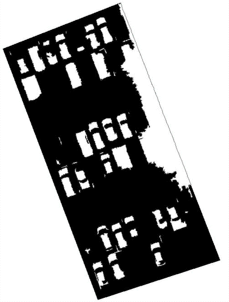 Method for extracting parking lot structure under main direction restriction