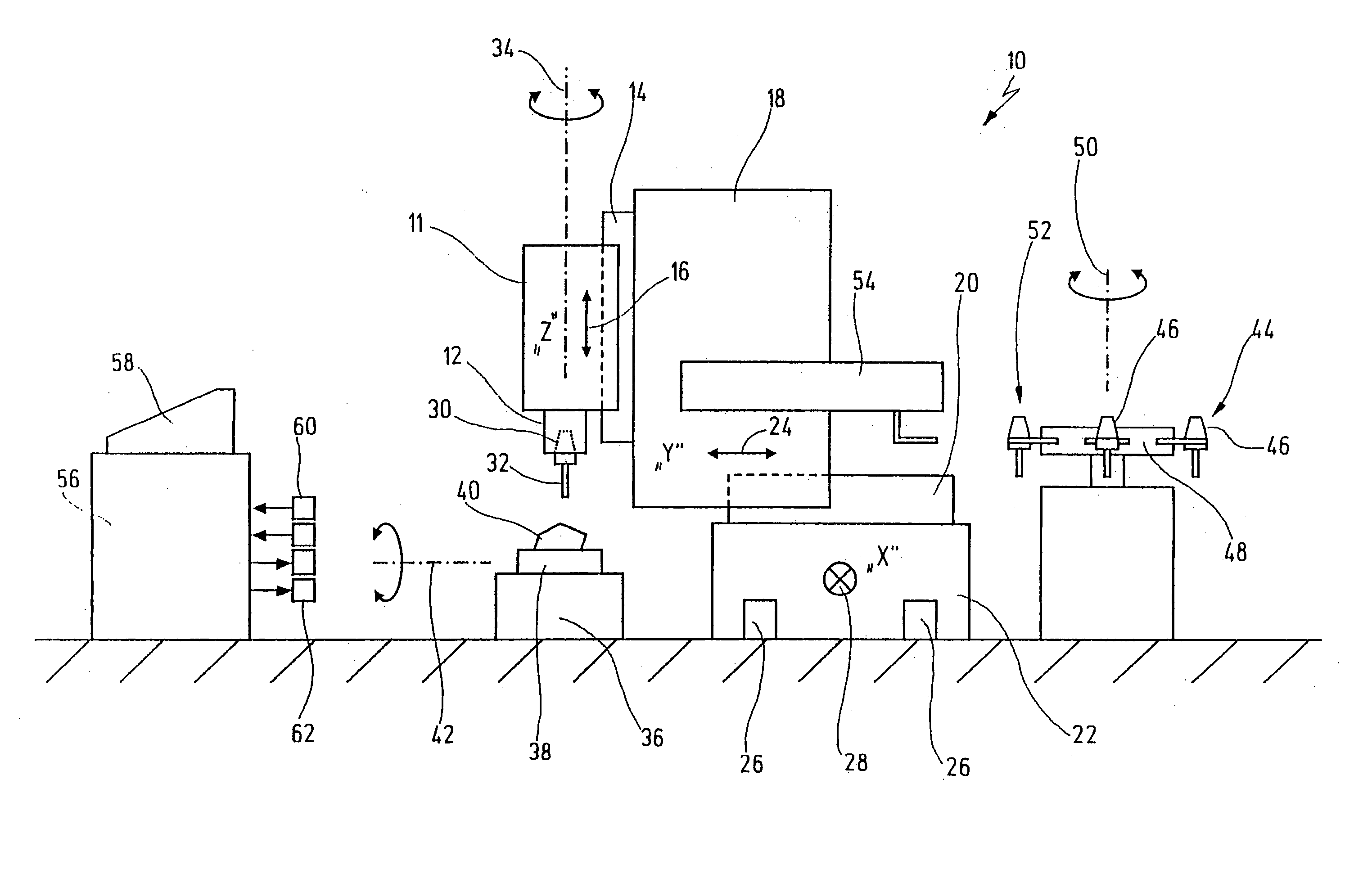 Machine tool and method for operating a machine tool