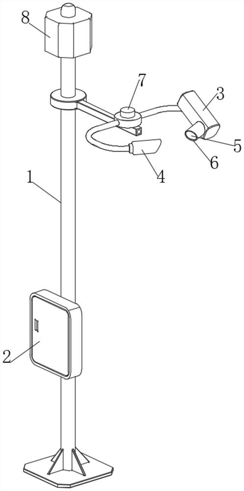 Haze weather visibility scattering type measurement method