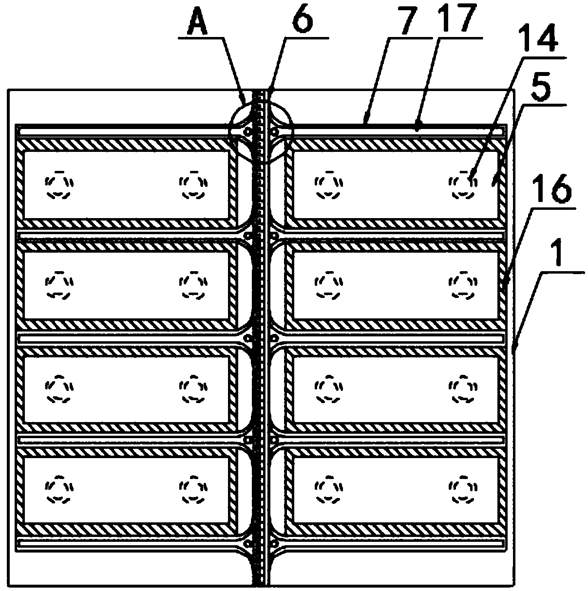 Novel energy-saving and high-efficiency prefabricated electric heating curing kiln for building components