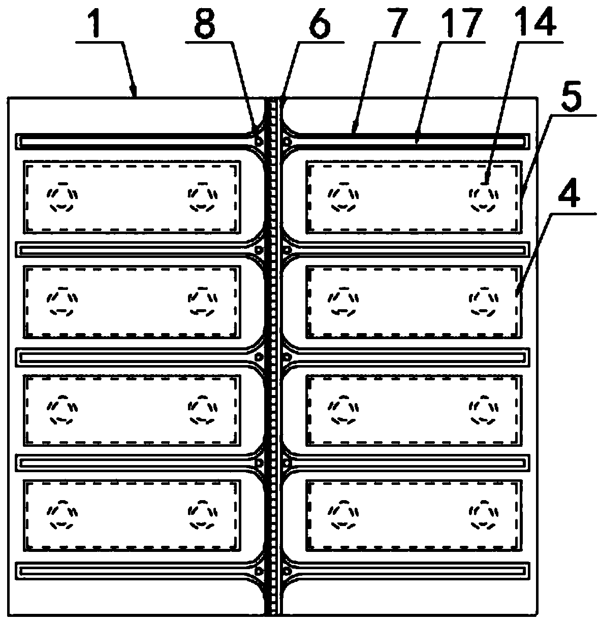 Novel energy-saving and high-efficiency prefabricated electric heating curing kiln for building components