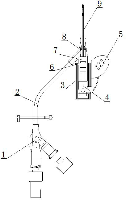 Indwelling needle