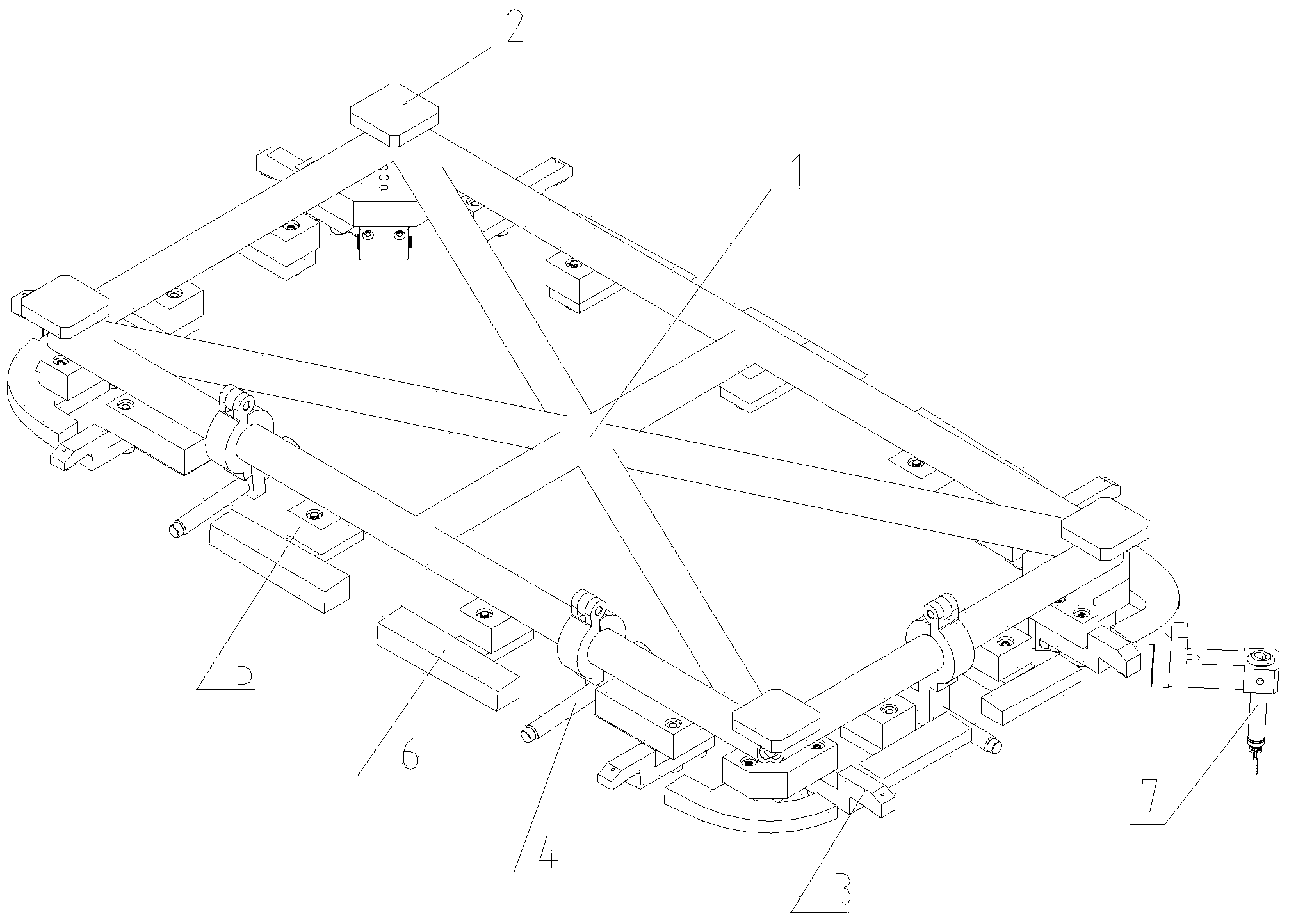 Automobile skylight opening detection tool and method for detecting skylight profile and gap by detection tool