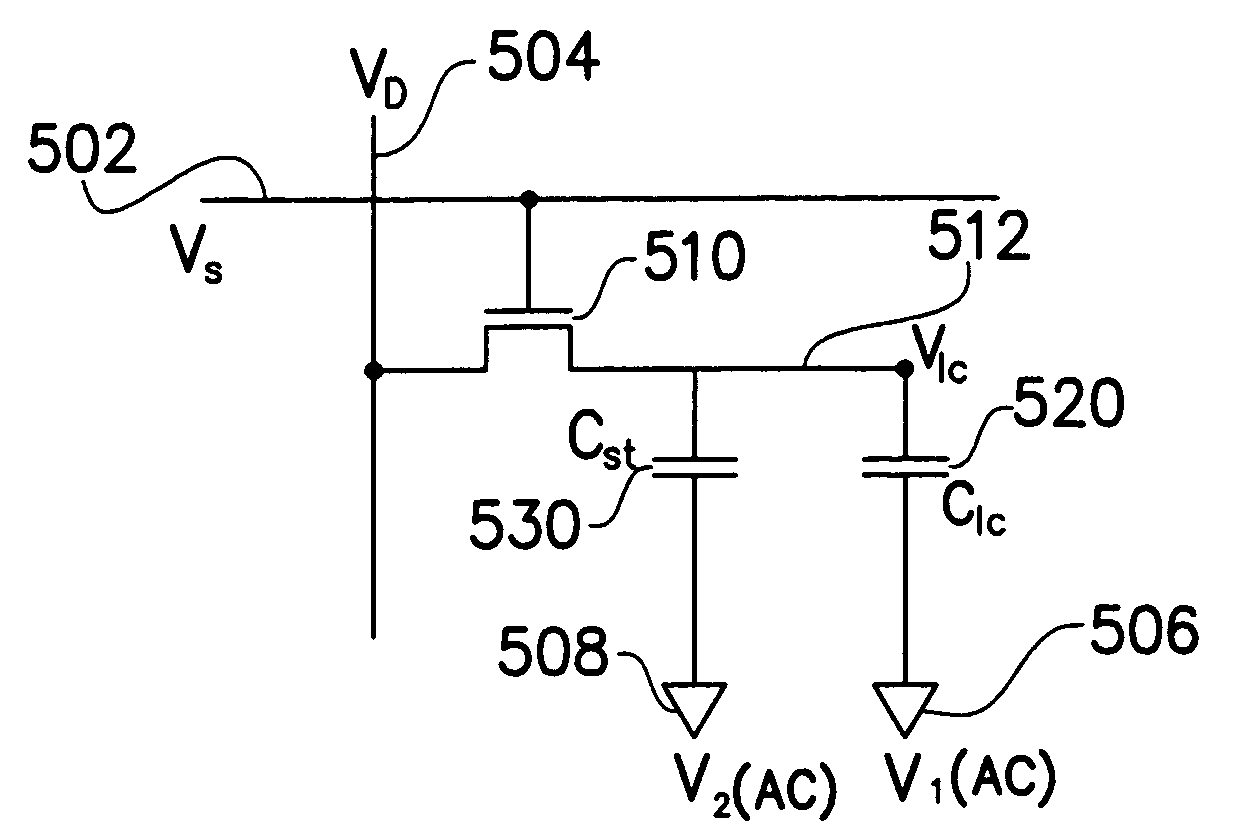 Method and circuit for driving liquid crystal display