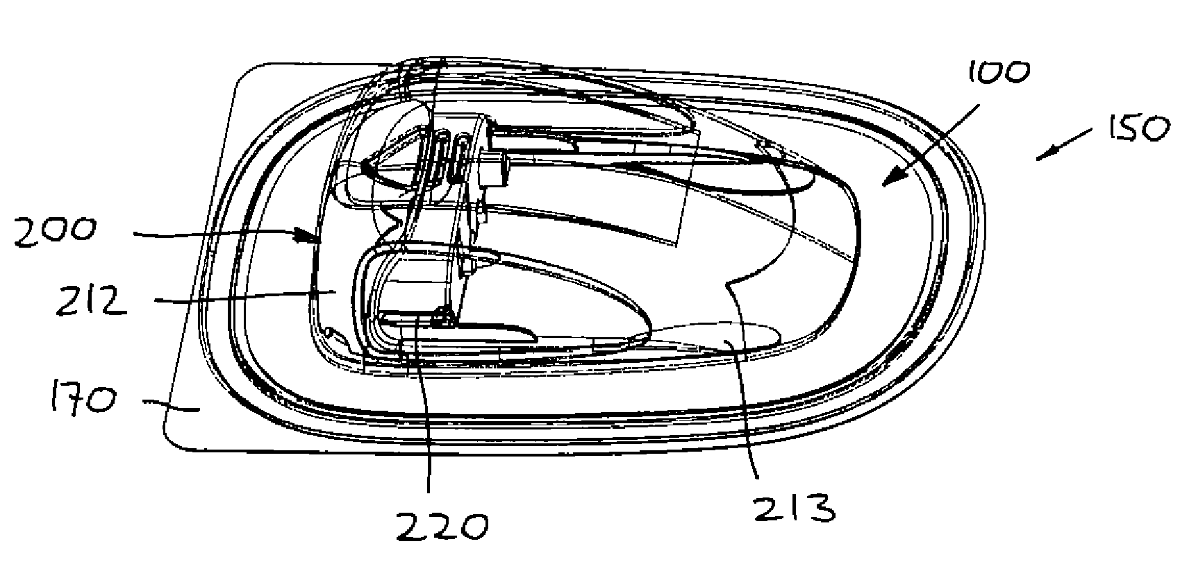 Skin-Mountable Device in Packaging Comprising Coated Seal Member