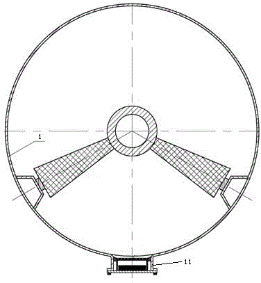 Trap type particle capturing apparatus and power transmission and transformation equipment