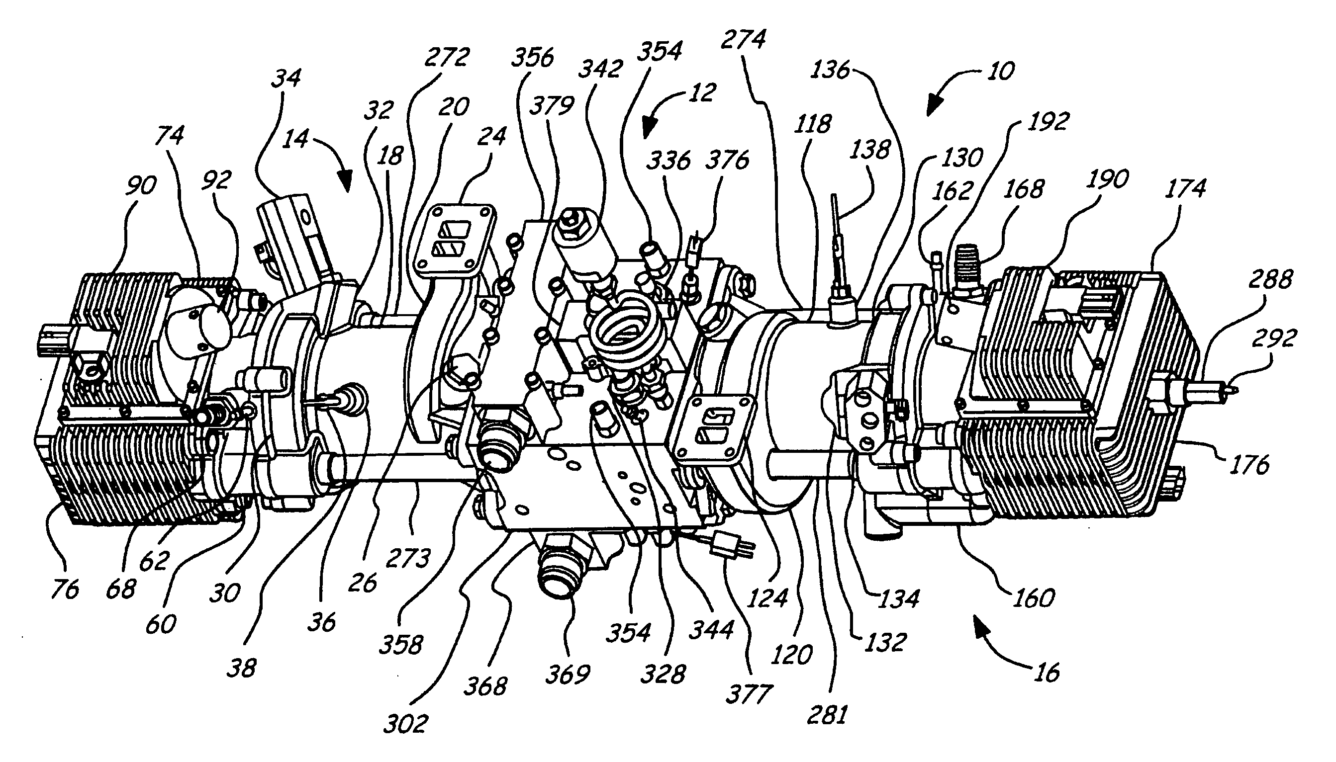 Piston stopper for a free piston engine