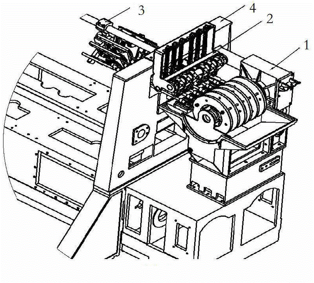 Warp knitting machine guide bar return device