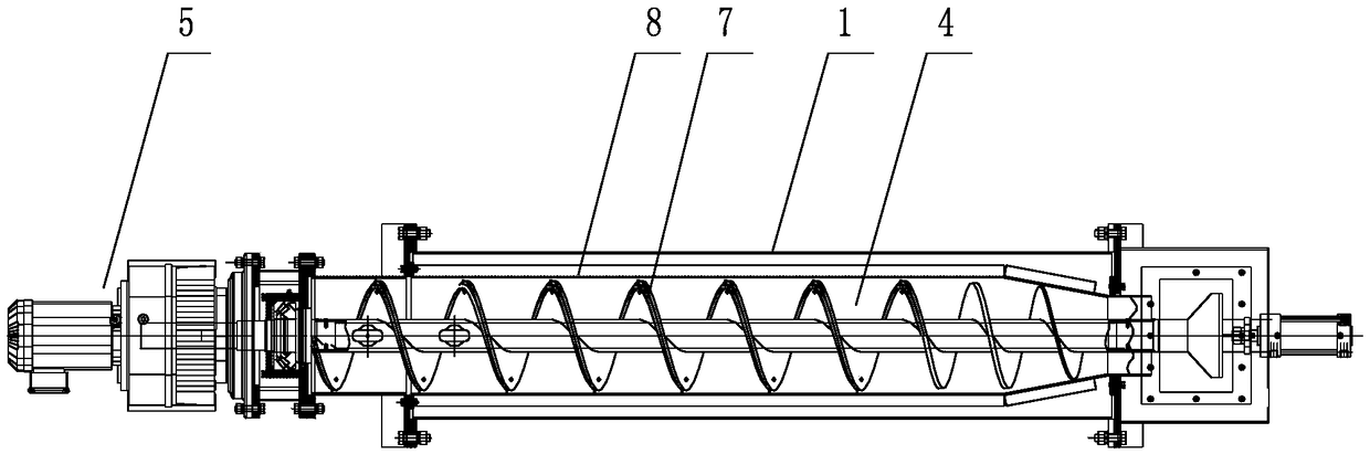 A pipeline type slag remover and its use method