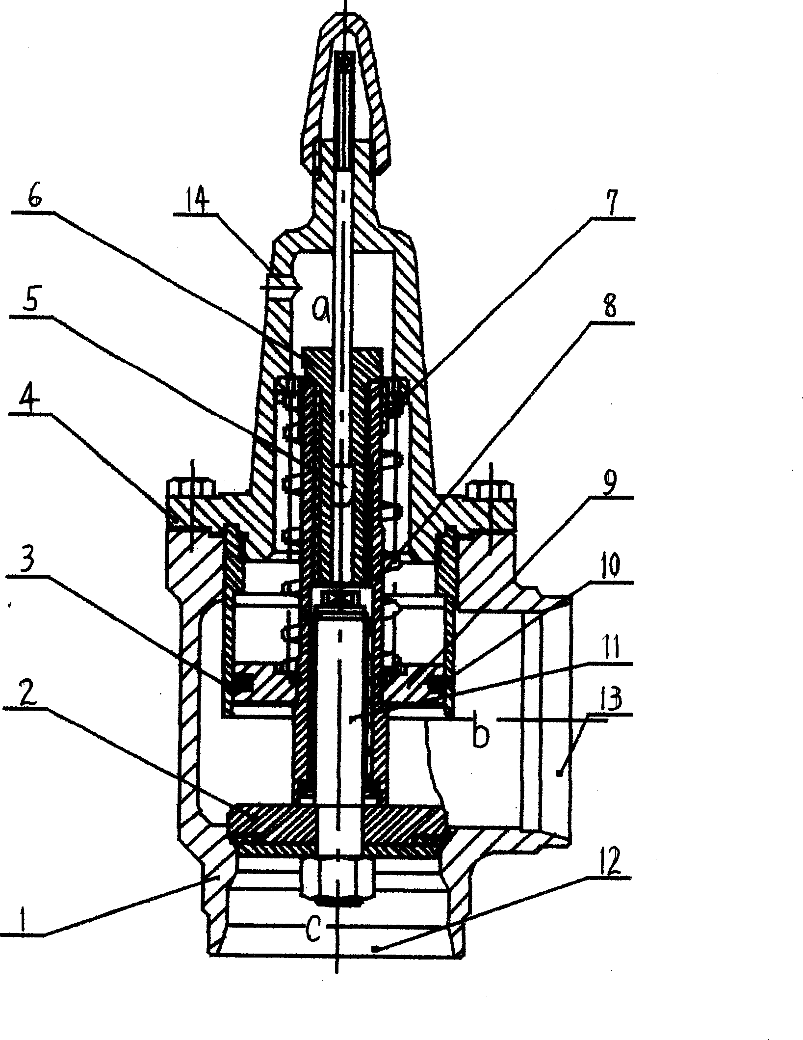 Cut-off non-return differential pressure valve