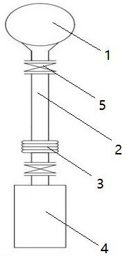 Drainer downpipe mounting structure