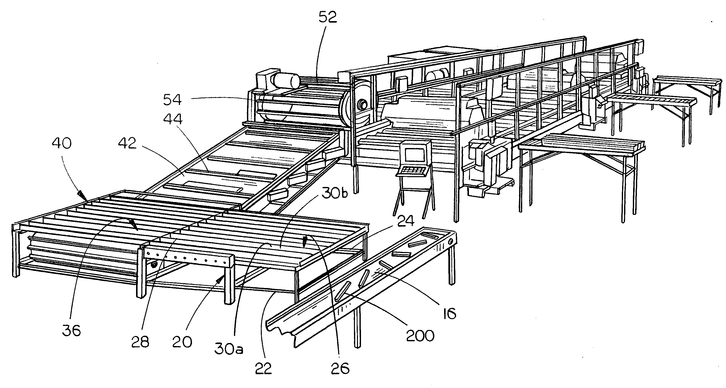 Selection and bundling method for random length materials