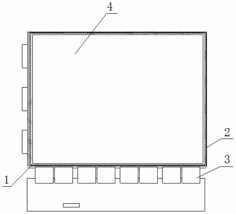 Reinforced liquid crystal display module and repair method thereof