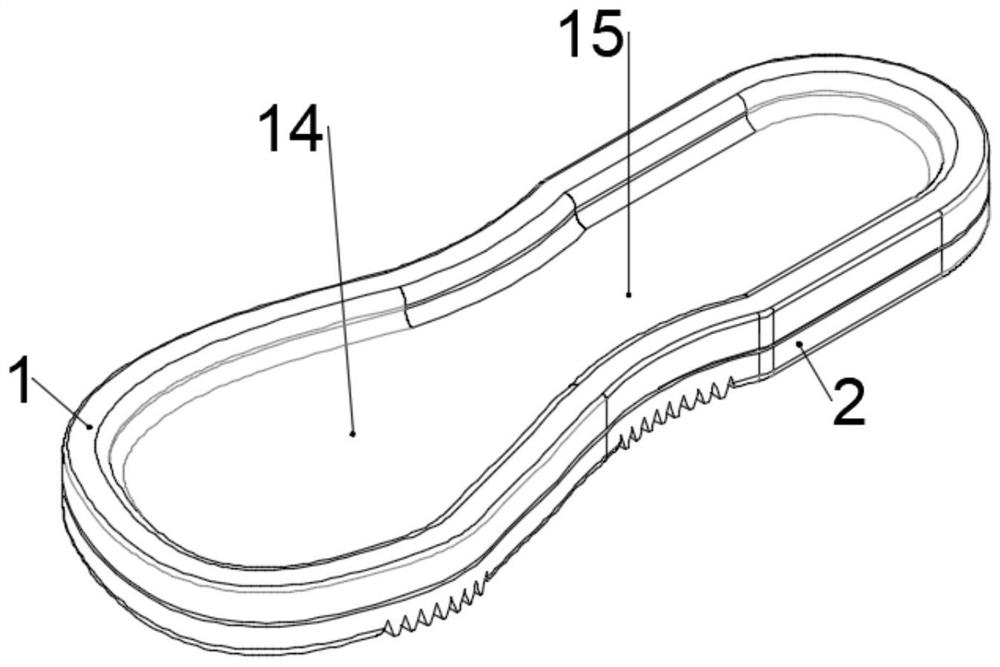 Ultralight folding-resistant sports shoe sole and preparation process thereof