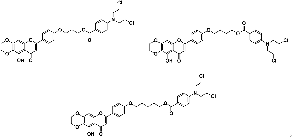 Benzoic acid nitrogen mustard fragment-containing compound and preparation method and use thereof