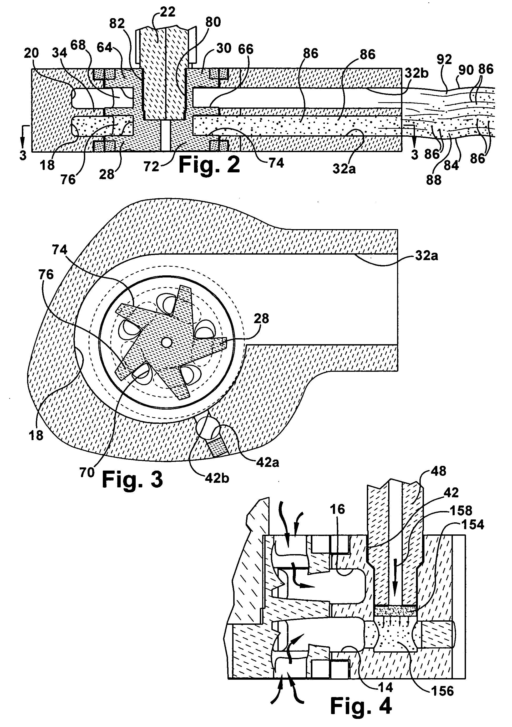 Gas mixing and dispersement in pumps for pumping molten metal