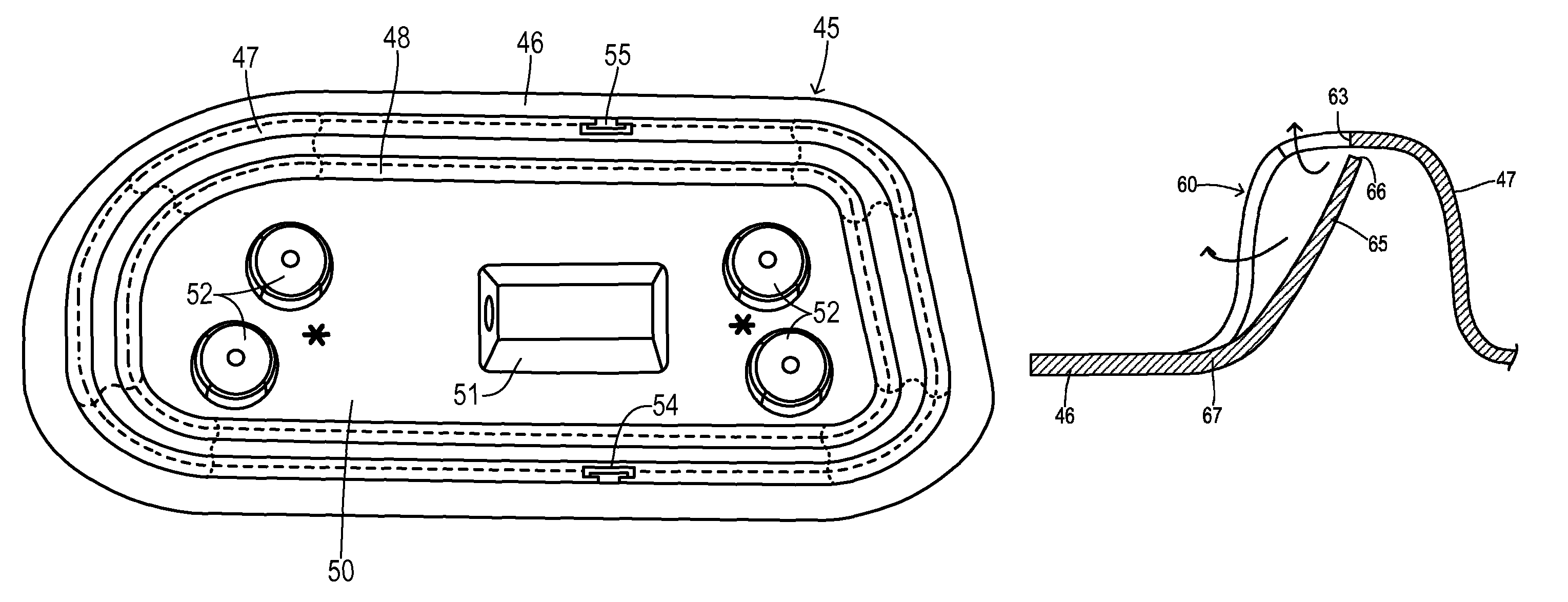 Active bolster with active vent for load management