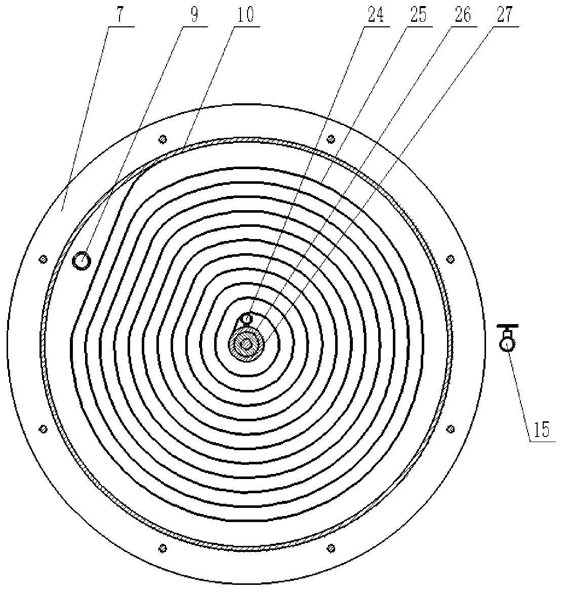 Heat exchange separator capable of preparing ice crystals and salt crystals simultaneously by utilizing seawater