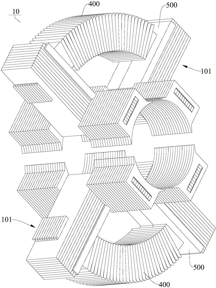 Stator core, stator and motor