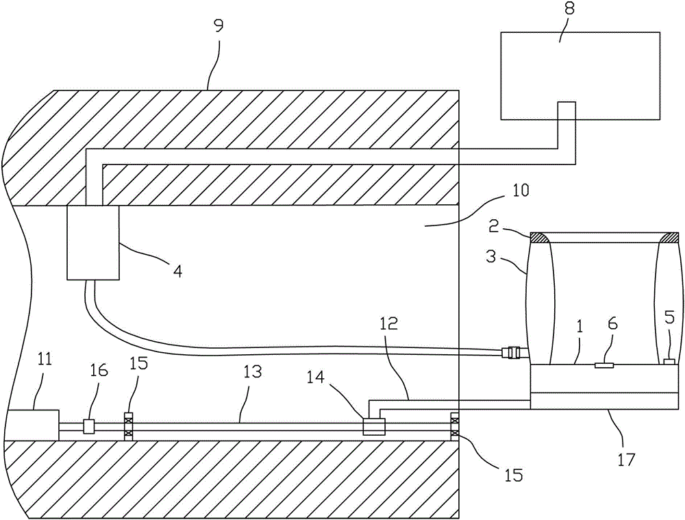 Cup carrying device used for automobile