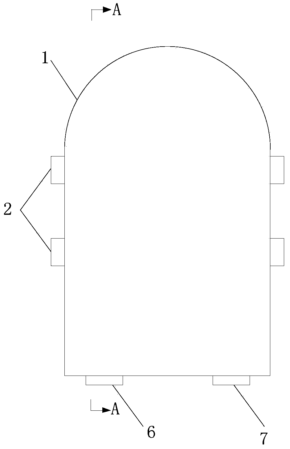 Integrated water-cooled radiator based on damping resistors