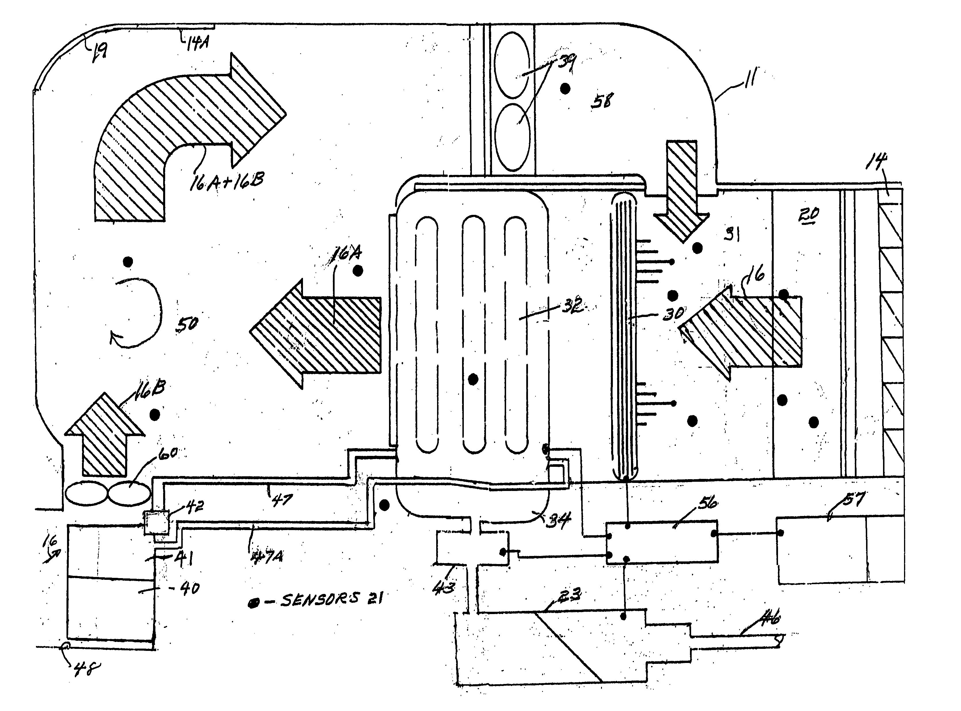 Apparatus and method for producing water from air