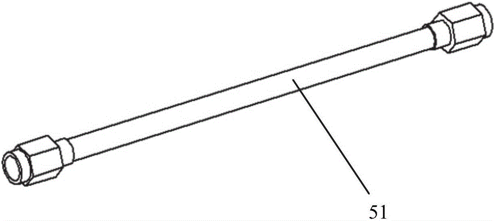 Clamp used for generating stress in tubular test piece