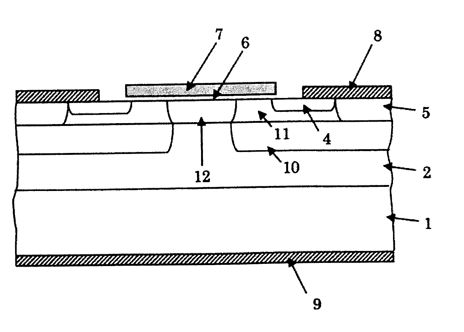 Silicon carbide vertical field effect transistor