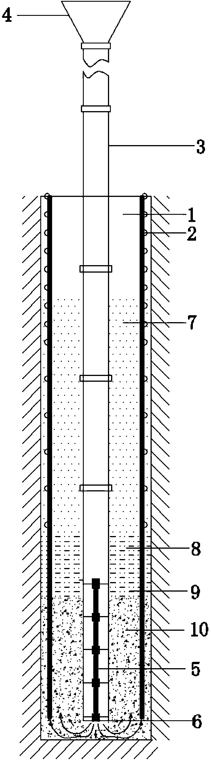 Concrete continuity monitoring based pile foundation quality discrimination method and monitors