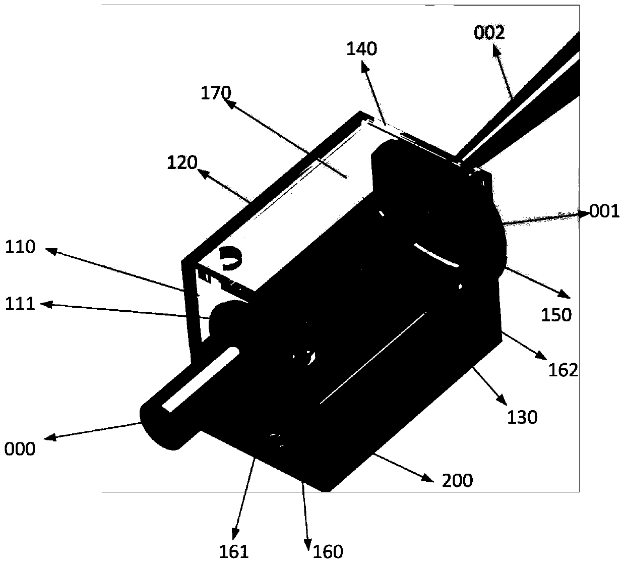 Space access type liquid pool for terahertz radiation generation